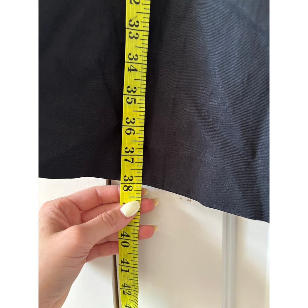 Madewell Women’s Black Wide Leg Cropped Pants Size 10P Petite High Rise Career - Picture 9 of 9